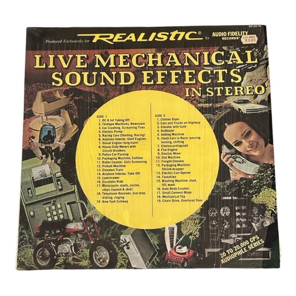 Realistic Live Mechanical Sounds Vinyl